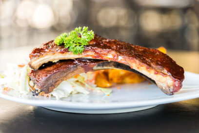Foie Gras with Vegetable Salad